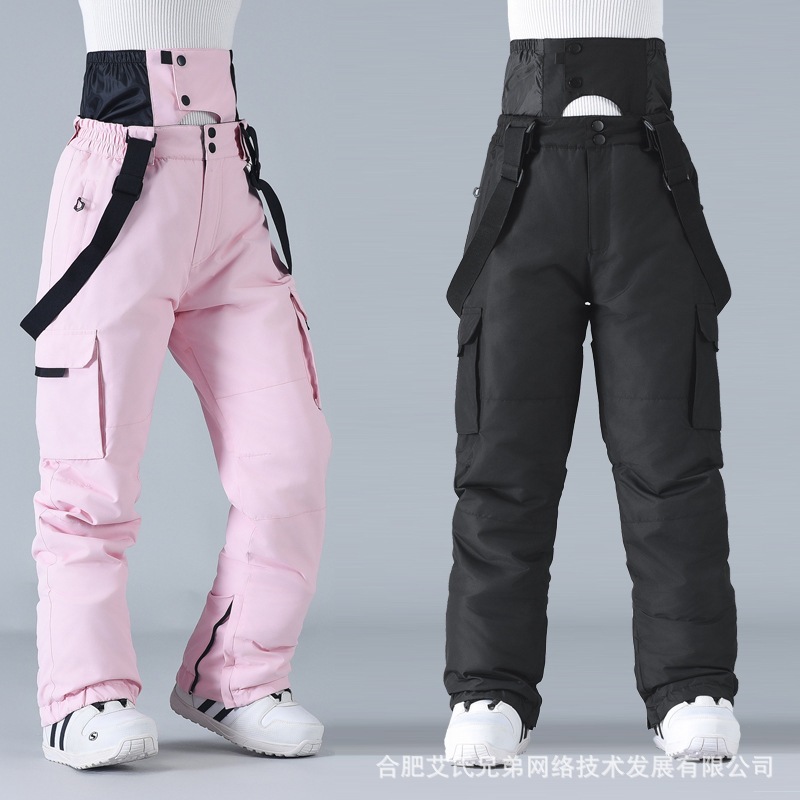 スキーパンツ男女冬アウトドア防風防水保温厚手単板ダブルスラックス 6,373円