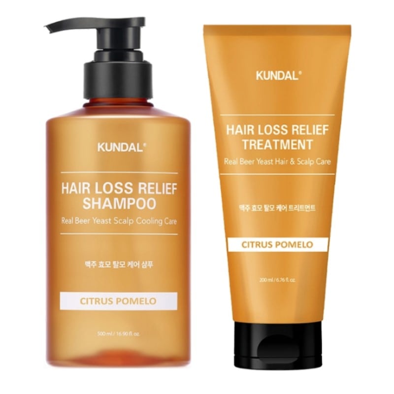 ビール酵母 脱毛ケア セット シャンプー500ml+トリートメント200ml/ シトラスポメロ/ ハーブミント