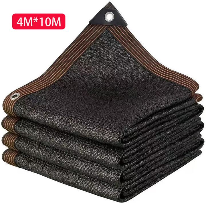 遮光ネット 4Mx10M ベランダ 窓 カーポート ルーフ ヤード パーティー 廊下 農業 園芸用などに最適な日よけシェード 2M 3M 5M 6M 8M( 黒い, 4Mx10M)