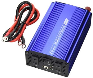 メルテック(meltec) 車載用 インバーター 2way(USB＆コンセント) DC12V コンセント2口450W USB1口2.4A 静音タイプ Meltec SIV-500