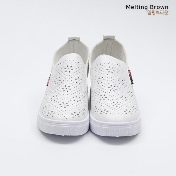 女性パンチングスリッポンスニーカー J19