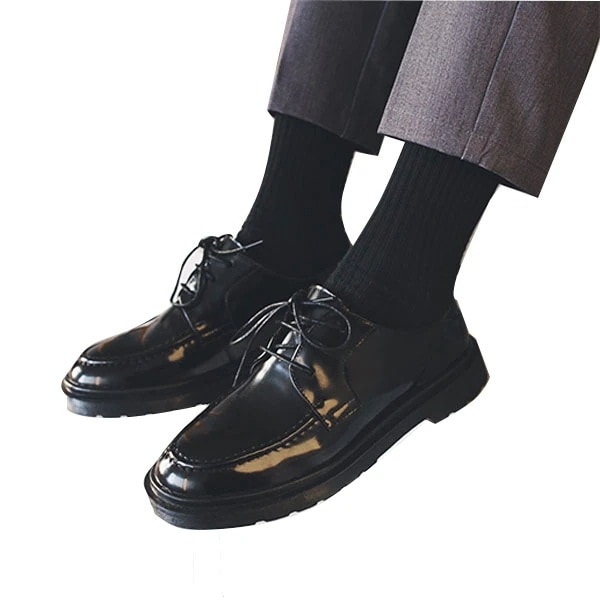 本革 ビジネスシューズ レザーシューズ シークレットシューズ ブラック 5ｃｍ身長ＵＰ メンズ