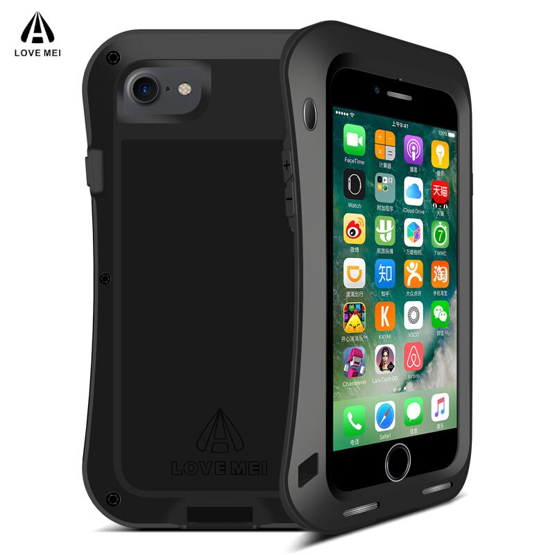 Love mei-iphone 7,7 plus,8,8 plus用のアルミニウムと金属の保護ケース 5,336円