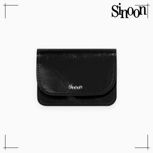 SINOON カード財布 SINOON Logo Card Wallet (Black)