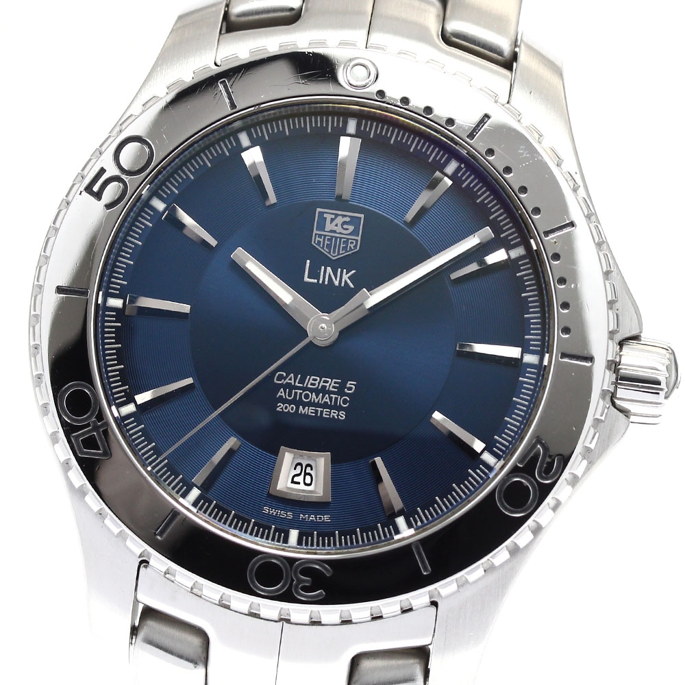 タグホイヤー TAG HEUER WJ201C リンク キャリバー5 自動巻き メンズ _891270【中古】