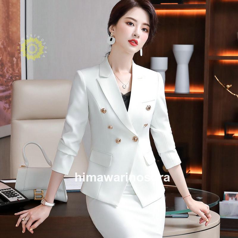新製品カーニバル価格スカートスーツ 春秋冬スーツレディース 2点セット 長袖ジャケット+ショートスカート ビジネスフォーマル テーラード 通勤オフィス 大きいサイズ 入学式 卒業式