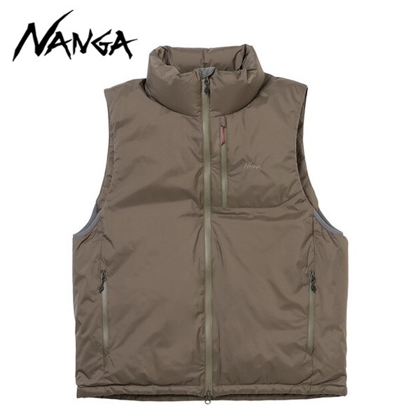ナンガ オーロラテックス スタンドカラー ダウンベスト AURORA TEX STAND COLLAR DOWN VEST M.GRY S ND2441-1N010-A N0001641