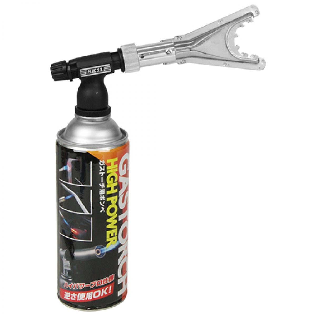 SK11 ガストーチ スーパーリング ガスボンベ付 ST450SR　ガストーチ　ガスバーナー　バーナー 凍結対応 5,135円