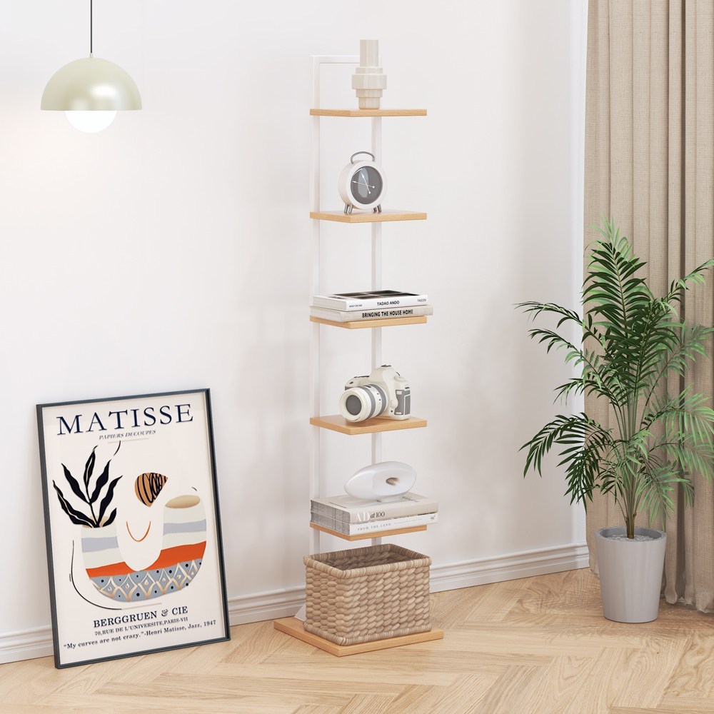 インテリアスタンディング6段棚