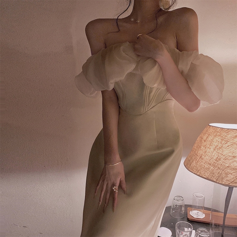 パーティードレス 袖あり 結婚式 安い レース 卒業式 成人式 ウエディング 食事会04-738 7,684円