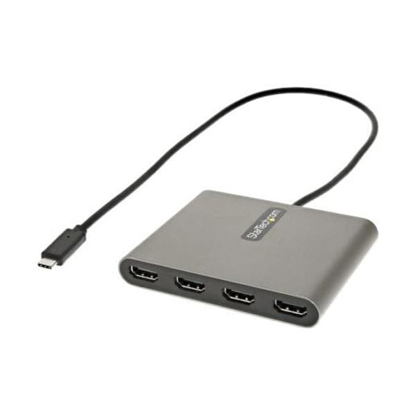 StarTech.com USB-C接続クアッドHDMIディスプレイ変換アダプタ