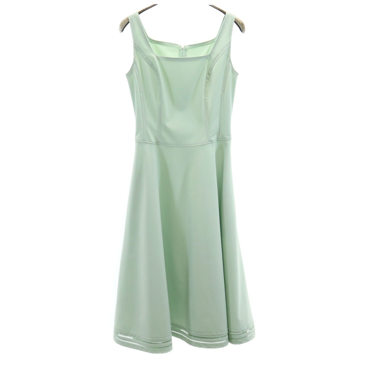 FOXEY NEW YORK フォクシーニューヨーク 日本製 ノースリーブ ワンピース 38 ミント系 レディース 古着 8,194円