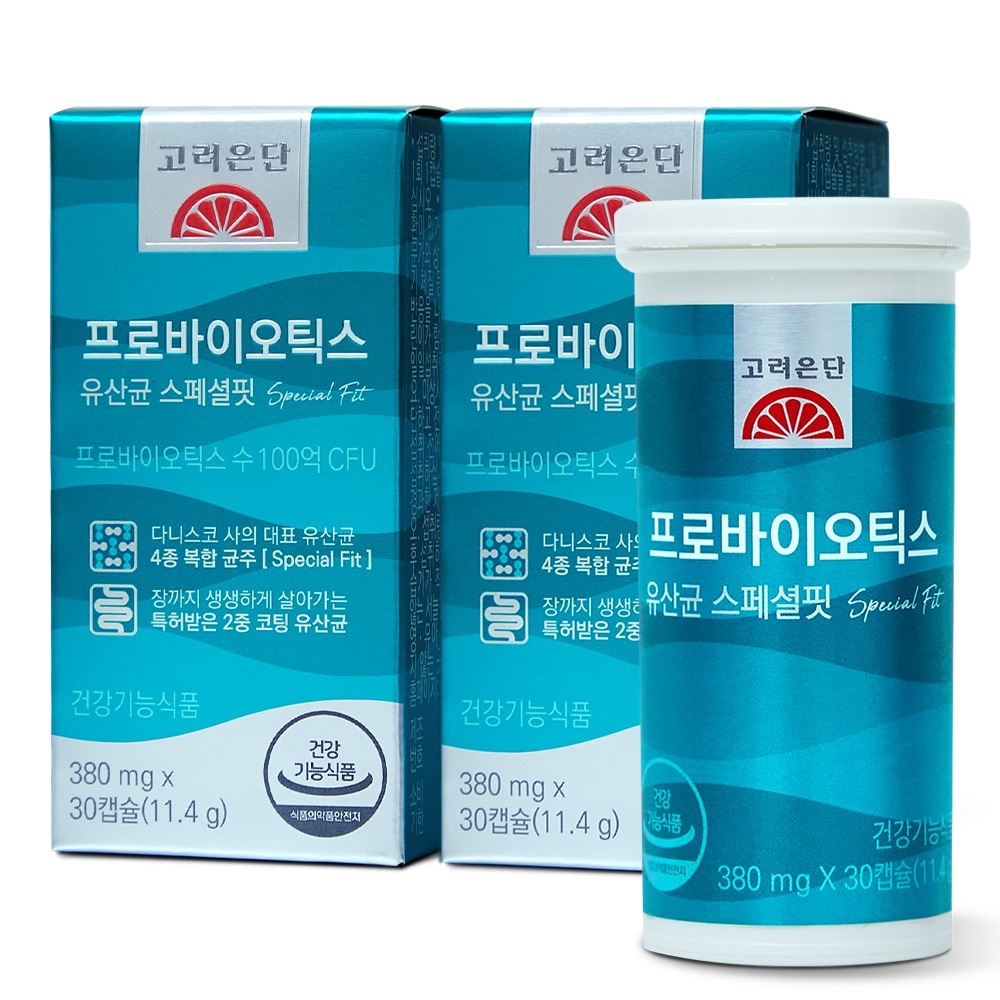 高麗銀団プロバイオティクス乳酸菌スペシャルフィット100億乳酸菌30カプセル2個（2ヶ月分）