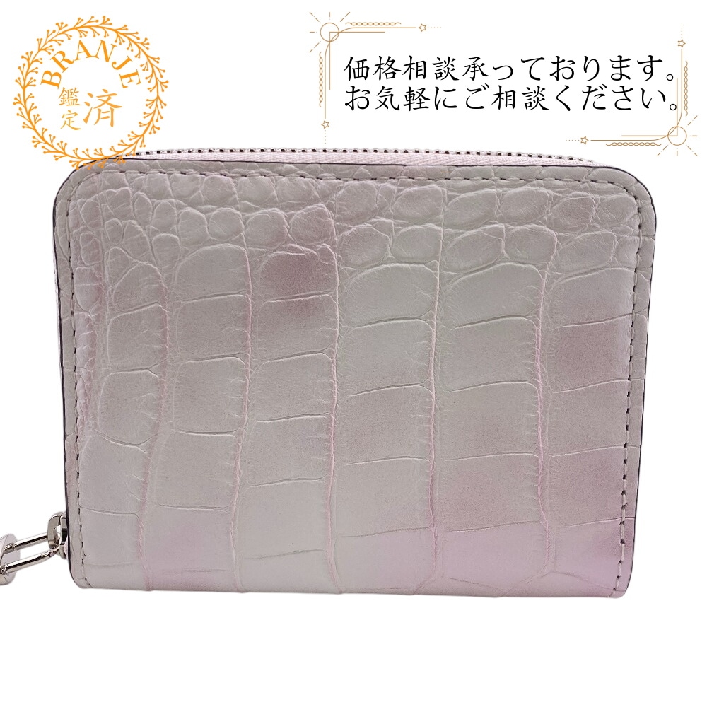 N81384 エキゾチックレザー 二つ折り財布 ホワイト ブランド 149,200円