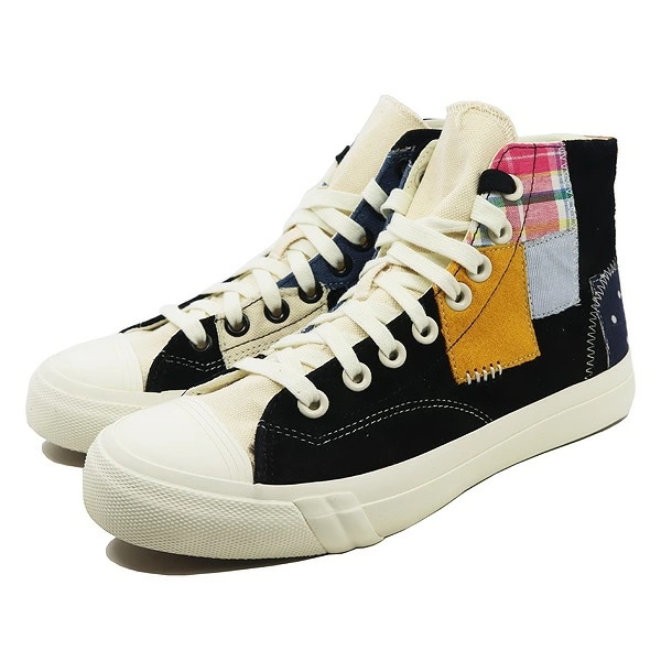 プロケッズ×フットパトロール ロイヤル ハイ パッチワーク 27.5cm（US9.5） Black #PH56034