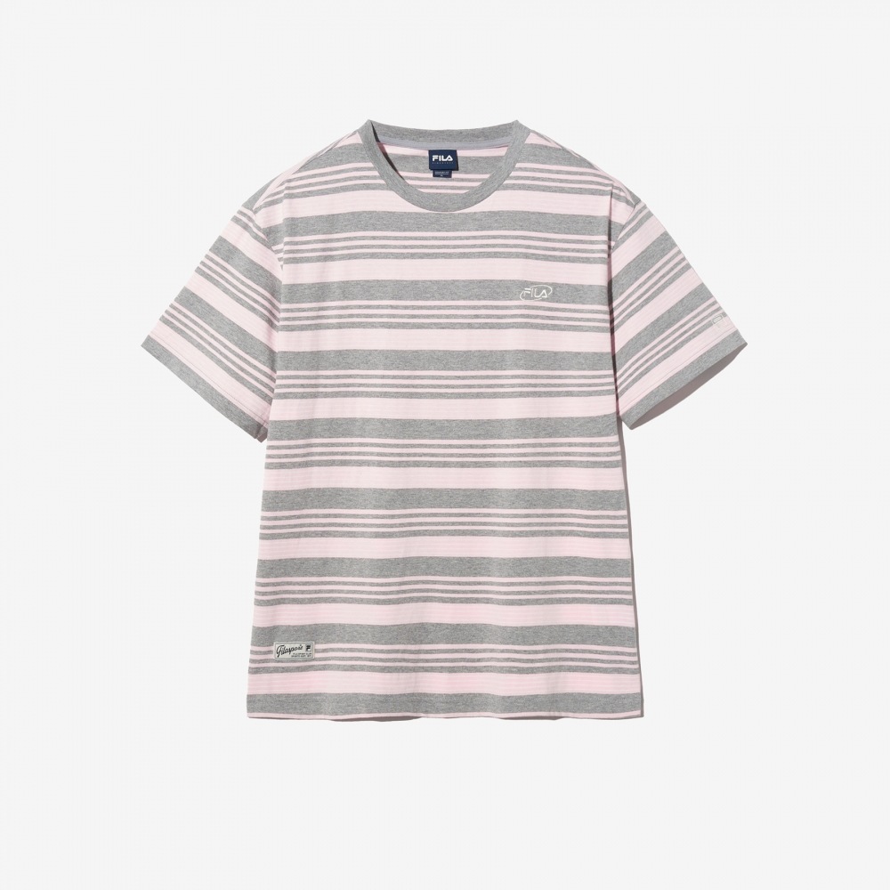 フィラマルチストライプショートスリーブ Tシャツ_FS2RSH2115X_LML