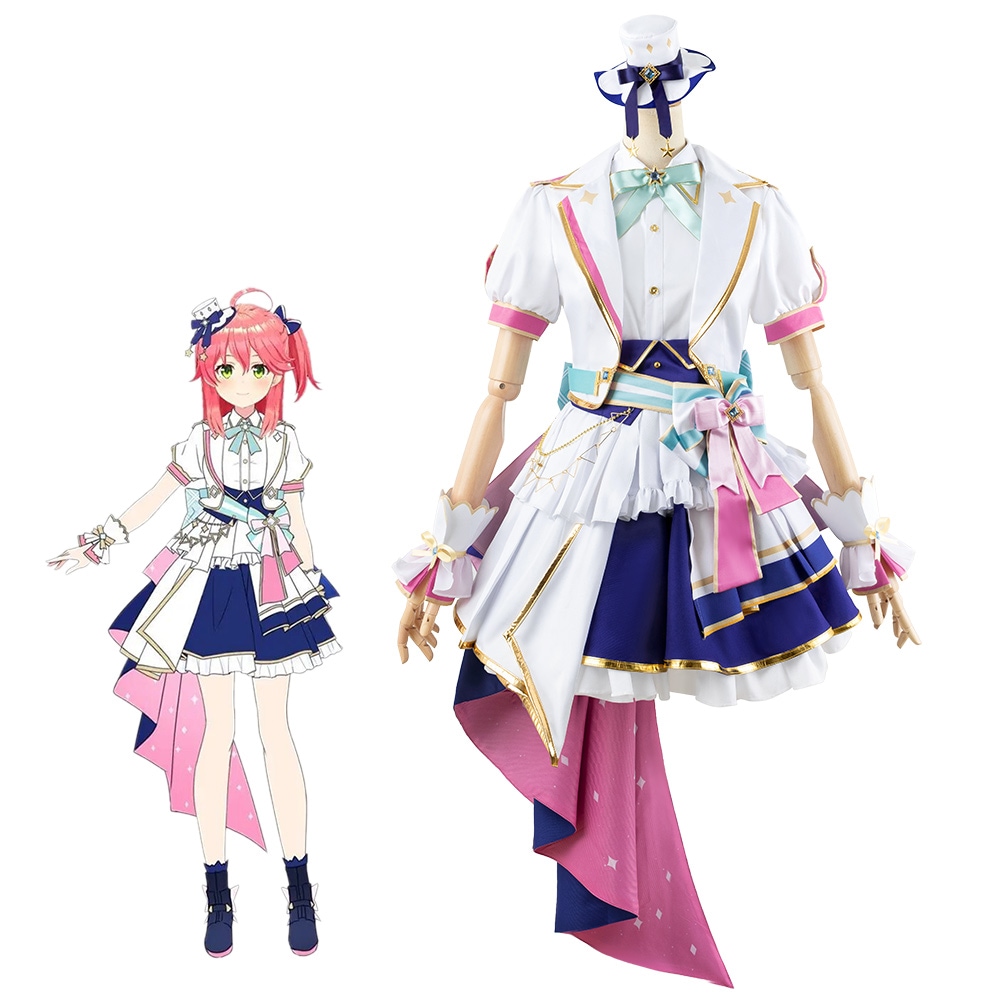 ホロライブ ラプラス・ダークネス コスプレ フルセット（VTuber