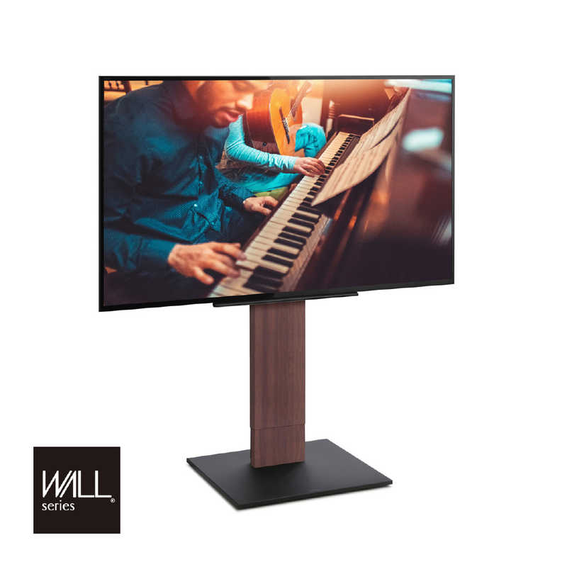 ナカムラ 32~80インチ対応 テレビスタンド WALL V5 (ロータイプ) ウォールナット WLTVK5238