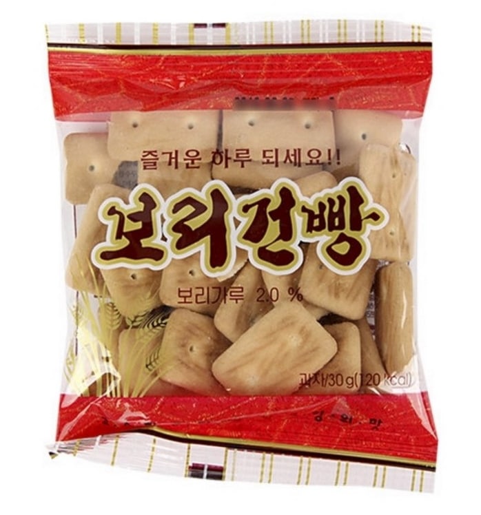 スナック365韓国食品アミフード軍隊軍用オオムギ乾パン30gx100棒/個別包装-乾パン/韓国テレビでも放送されたビスケット/韓国 お菓子/緊急時/地震避難/屋外で/災害時/食事代用/子供の老弱者スナ