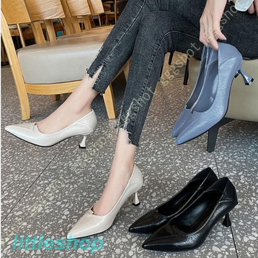 【急速出荷!】ヒールパンプス ミドルヒール パンプス 6cmヒール ポインテッド フォーマル 結婚式パンプス ピンヒール 美脚 レディース 靴 かかと踏める orange