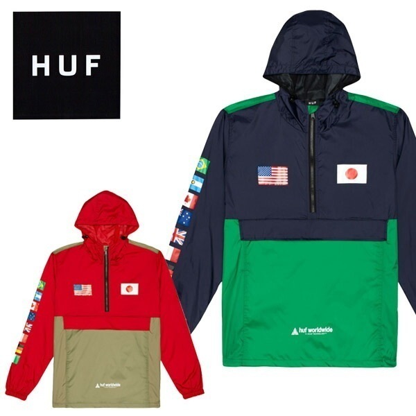 ハフ FLAGS ANORAK JACKET アノラック ジャケット アウター メンズ