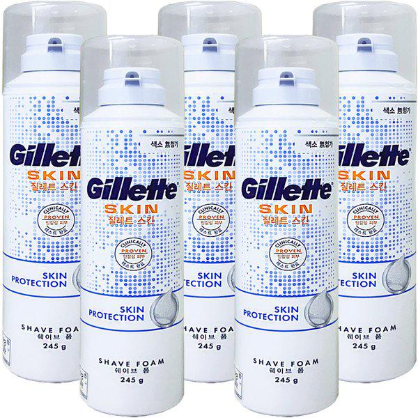スキンテック シェービングフォーム 245ml 5個 ~ シェービングクリーム シェービング 髭剃りフォーム