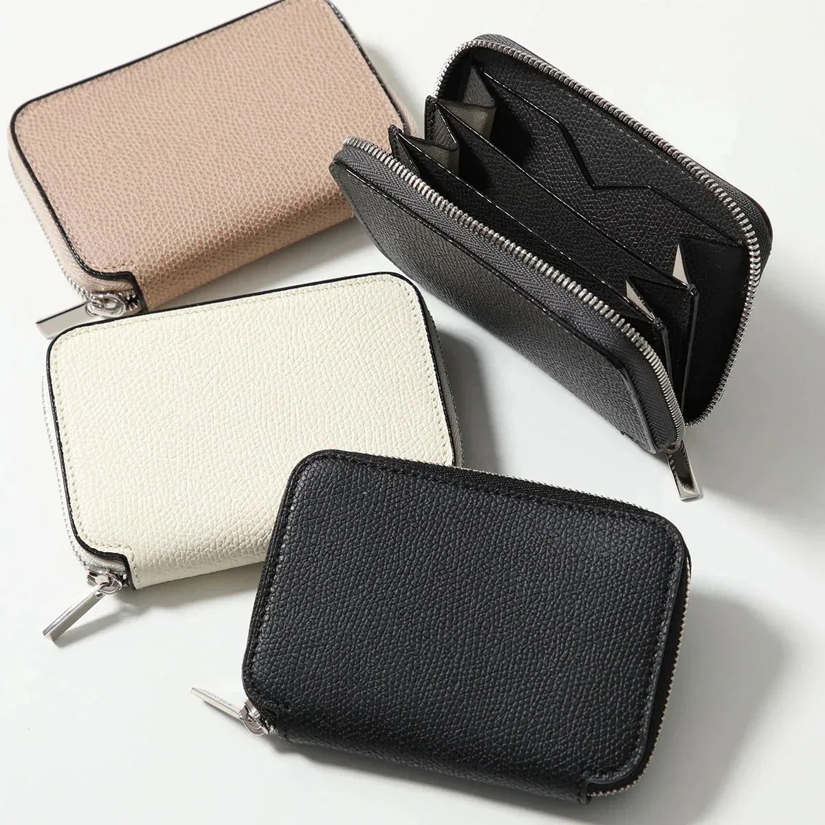 Valextra ヴァレクストラ カードケース SGZA0010028LRLCC99 V2L10 028 メンズ ジップ アラウンド カードフォルダー 名刺入れ