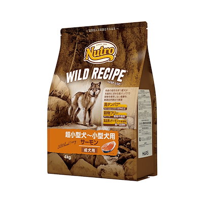 他サイト： ニュートロ ワイルドレシピ 超小型犬～小型犬用 成犬用 サーモン 4kgの商品画像