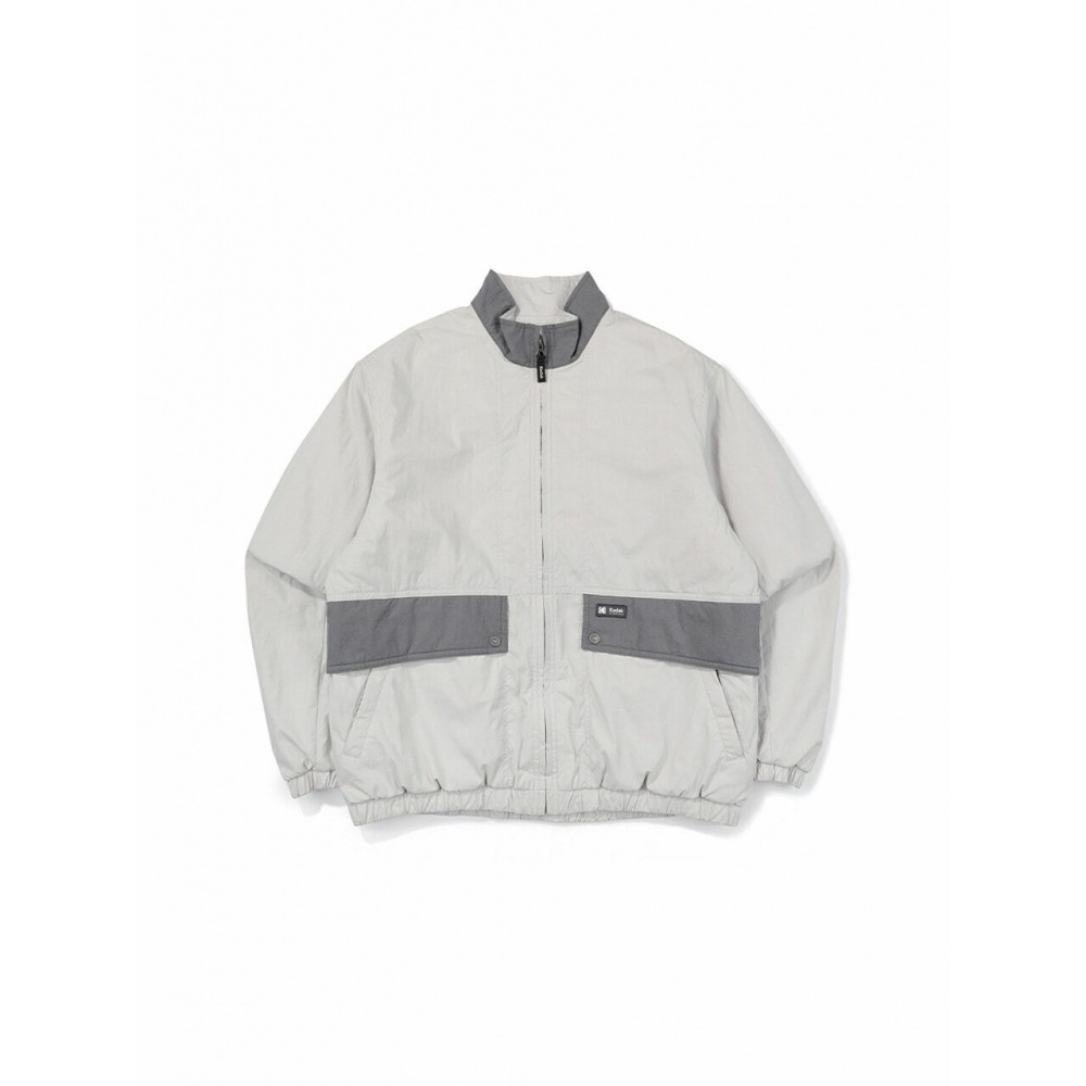コダックアパレルガーメントウォッシュパッド入りジャケットライトグレー