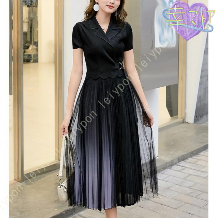 ワンピース オフィスカジュアル シャツワンピ 上品 きれいめ 通勤 レディース ミセス 60代 50代 40代 30代 大きいサイズ 半袖 フレアスカート シャツワンピ