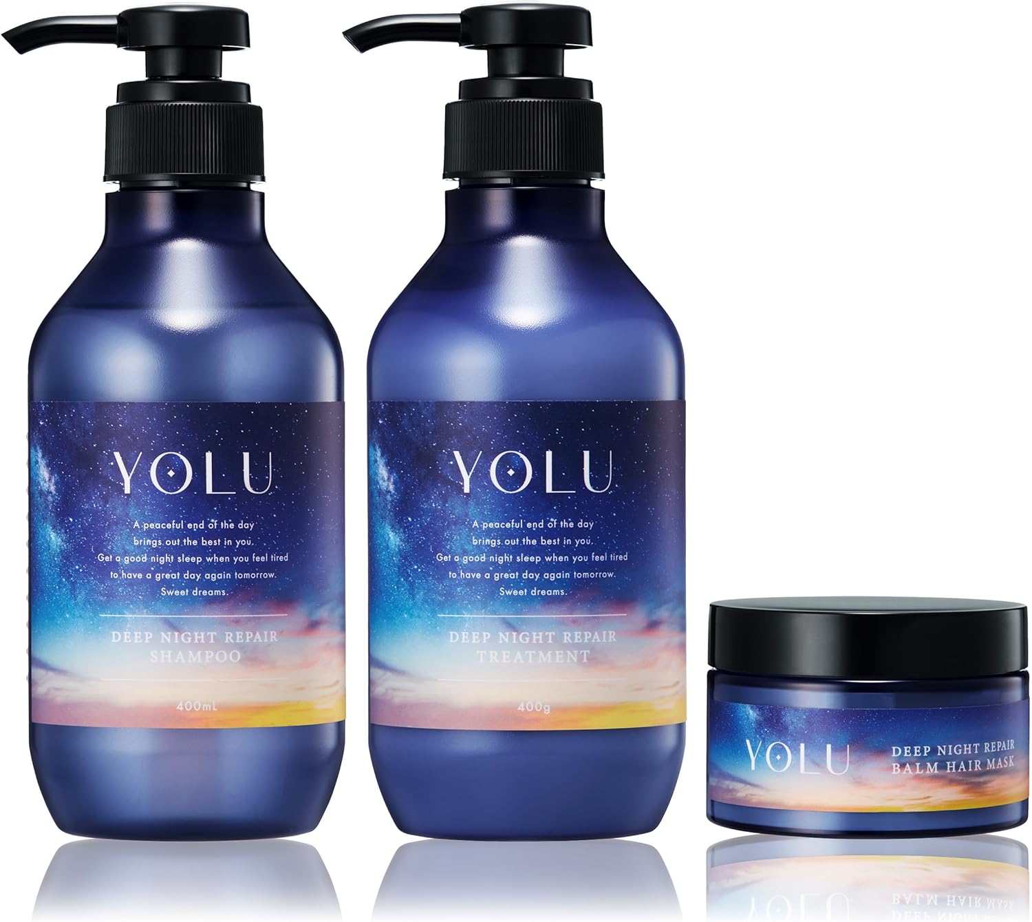 YOLU ヨル シャンプー トリートメント ヘアマスク 3点 セット ディープナイトリペア