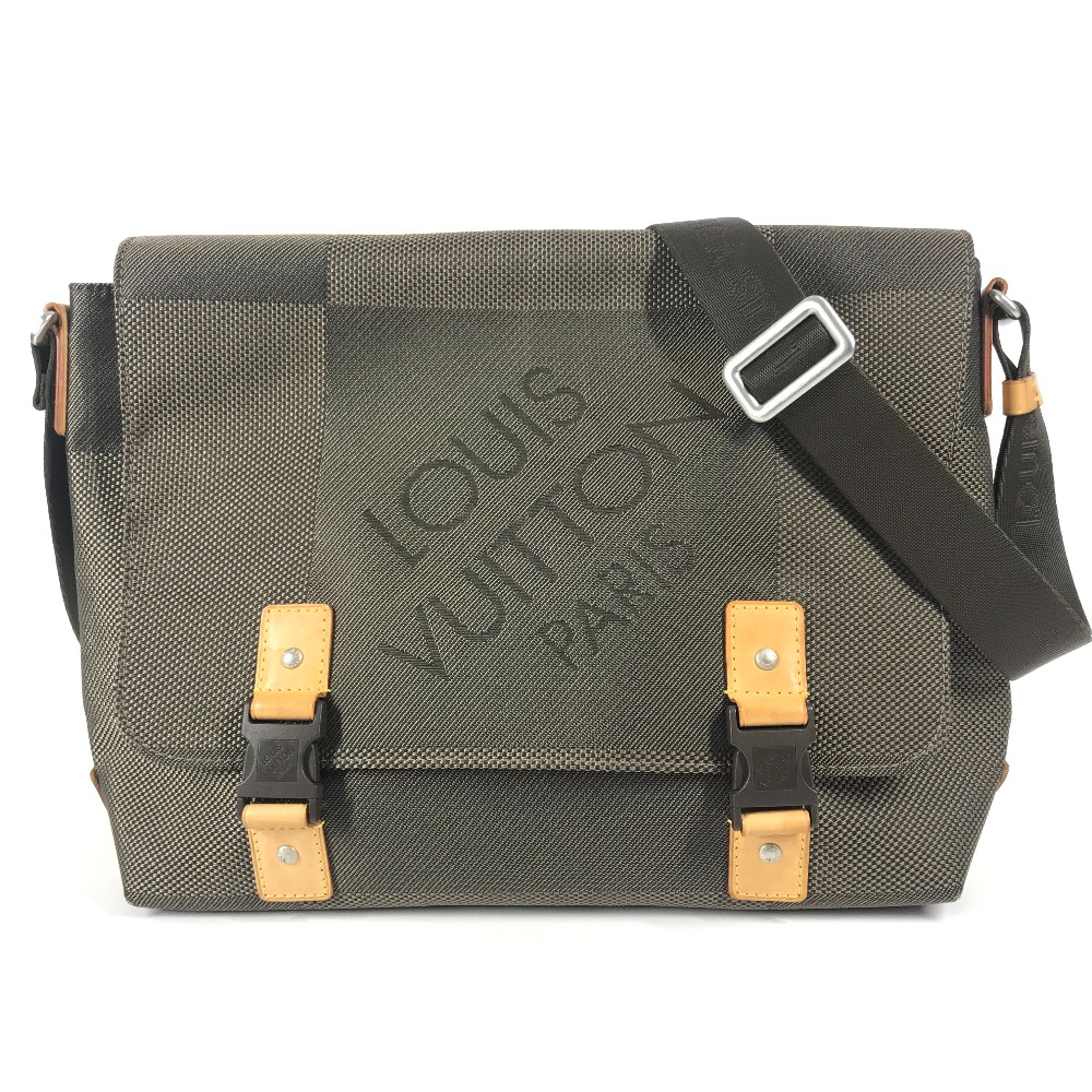 ショルダーバッグ M93077 ルー ダミエジェアン フラップ カバン メッセンジャーバッグ 斜め掛け ダミエジェアンキャンバス テール カーキ