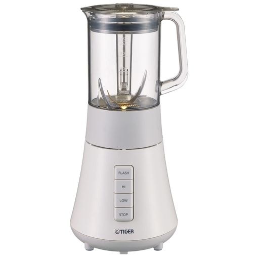 タイガー魔法瓶(TIGER) ミキサー 1000ML ミキサー ジューサー スムージー ミル付き カップ・フタ食器洗い乾燥機対応 シルキーホワイト SKS-R100WS