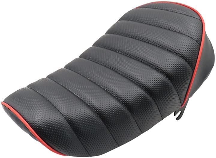 モンキー カスタムシート タックロールシート パイピング ブラック イエロー レッド Z50J AB