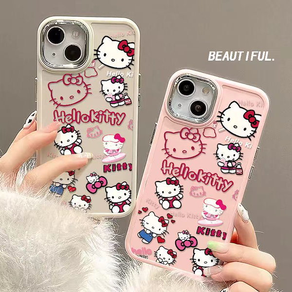 Qoo10] キティ iphoneケース ハローキティ