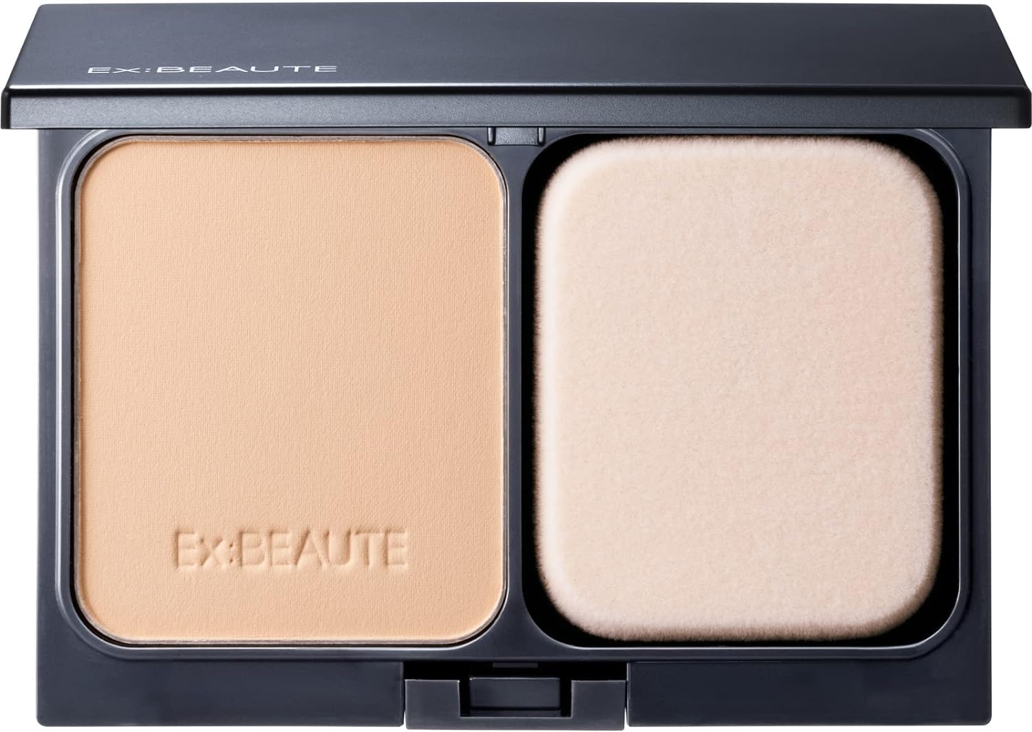 【全国送料無料】 EX:BEAUTE エクスボーテ ビジョンファンデーション シルク 日本製 国産 パウダーファンデーション (オークル02, ケース付)