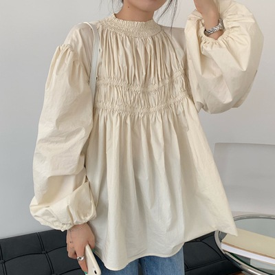 トップス デート シャツ ブラウス カットソー 袖あり 長袖 かわいい 大人可愛い きれいめ シンプル カジュアル 大人 上品 おしゃれ お洒落 主役級 存在感 春 秋 10代 20代 30代