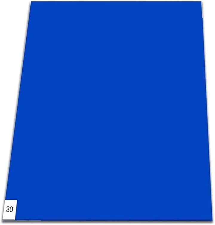 ラボマット 粘着クリーンマット 45x60cm 実験室 10セット 300枚 (ブルー, 45x60cm)
