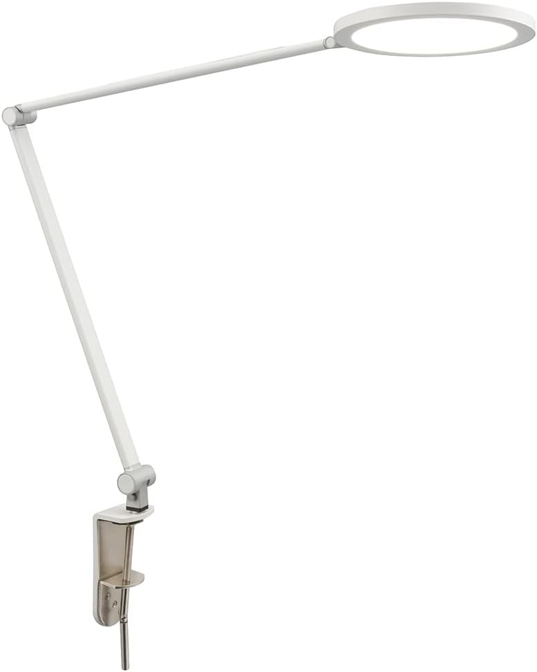 オーム電機 LEDアームライト 調光調色 クランプライト デスクライト デスクスタンド デスクランプ AS-LDC6K-W 06-1947 OHM