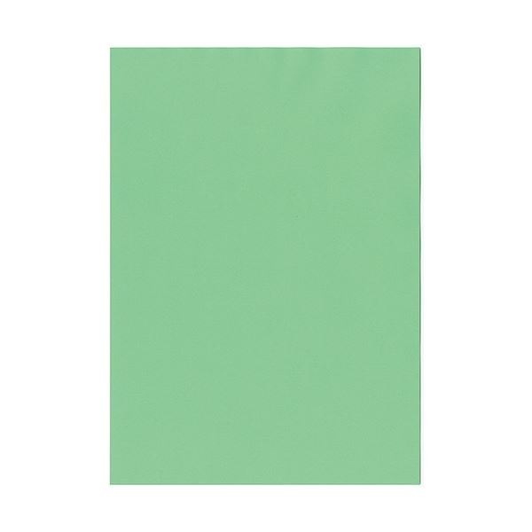 北越コーポレーション 紀州の色上質 A4 Y目 超厚口 若竹 1冊（100枚）