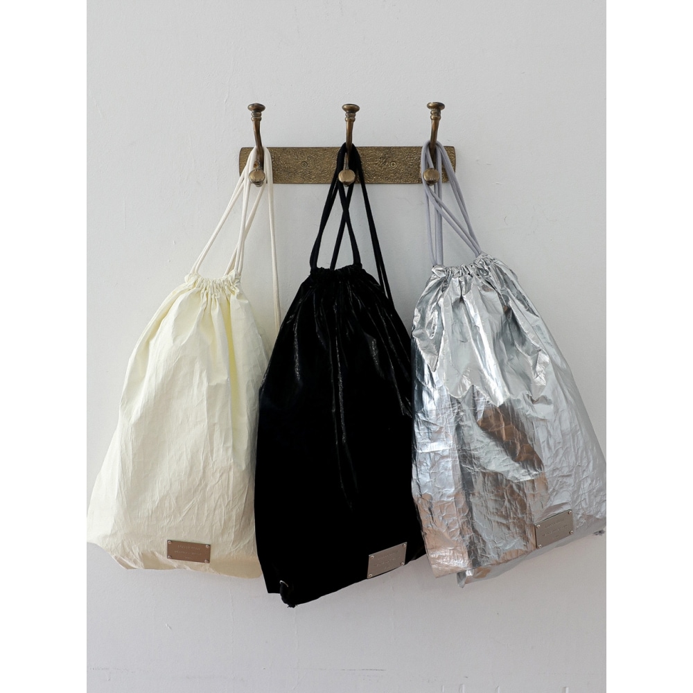 LOSSYROW メタリックストリングバックパック