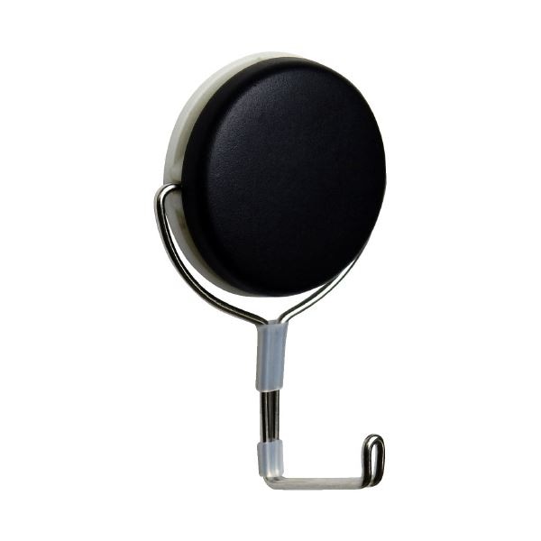 （まとめ）ミツヤ 強力マグネットフック 黒 10kg MKY-10-BK [x10セット]