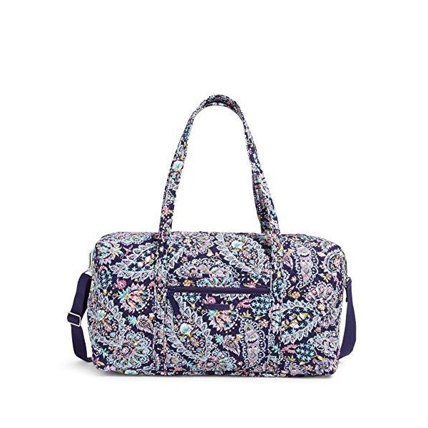 ヴェラ・ブラッドリーVera Bradley Signature Cotton Lay Flat Travel Duffle Bag， French Paisley 並行輸入品