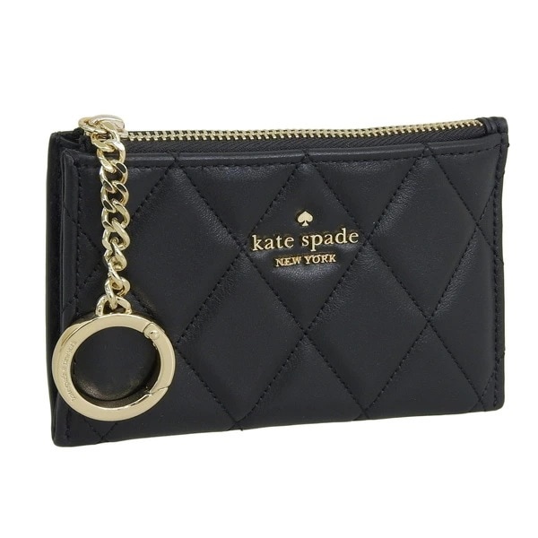 ケイトスペード kate spade フラグメントケース カードケース コインケース 小銭入れ キーケース ミニ財布 レディース ブラック アウトレット kg426-001