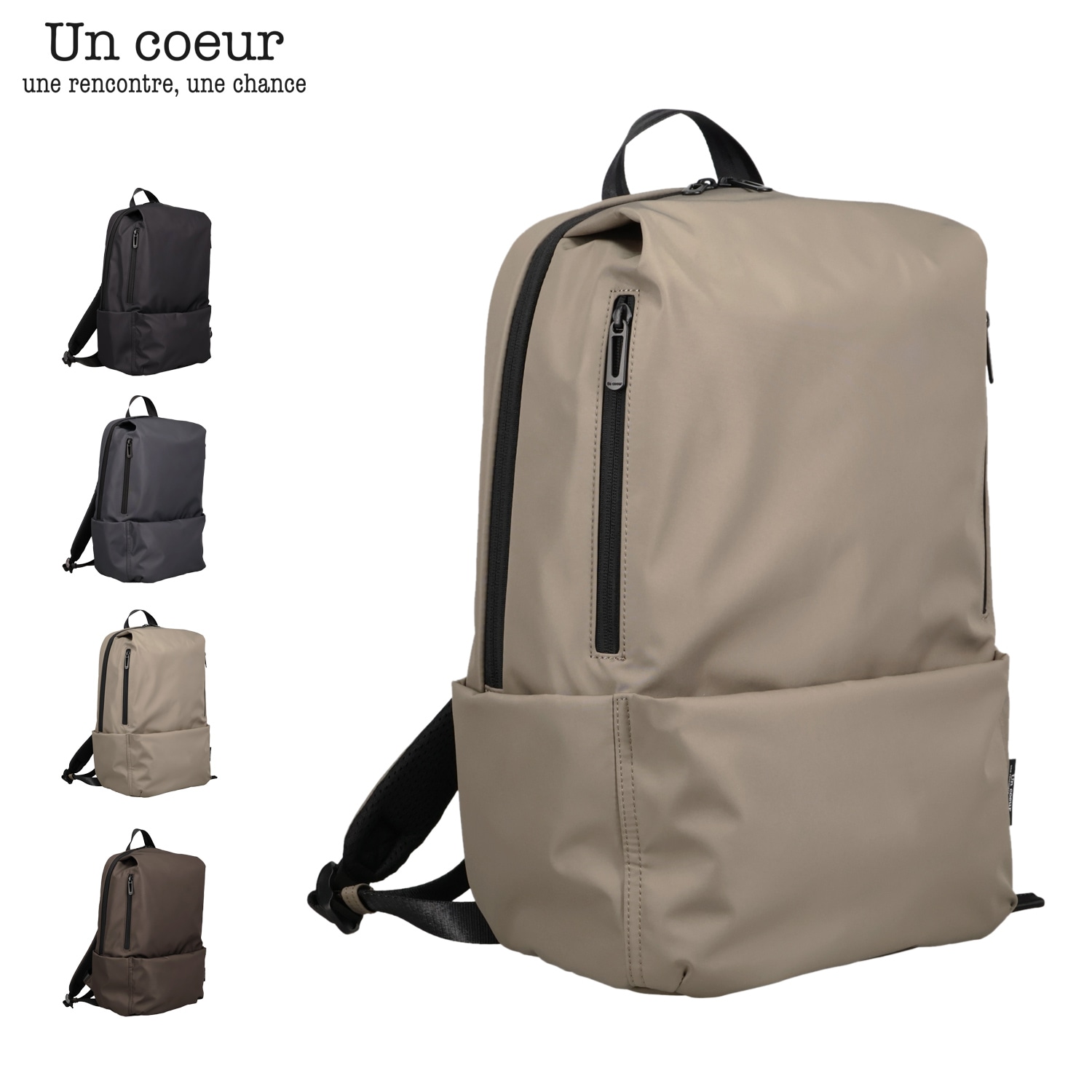 リュック バッグ バックパック メンズ レディース 大容量 軽量 通勤 A4 PC 防水 撥水 ブラック グレー ライト グレー ブラウン 黒 K905070