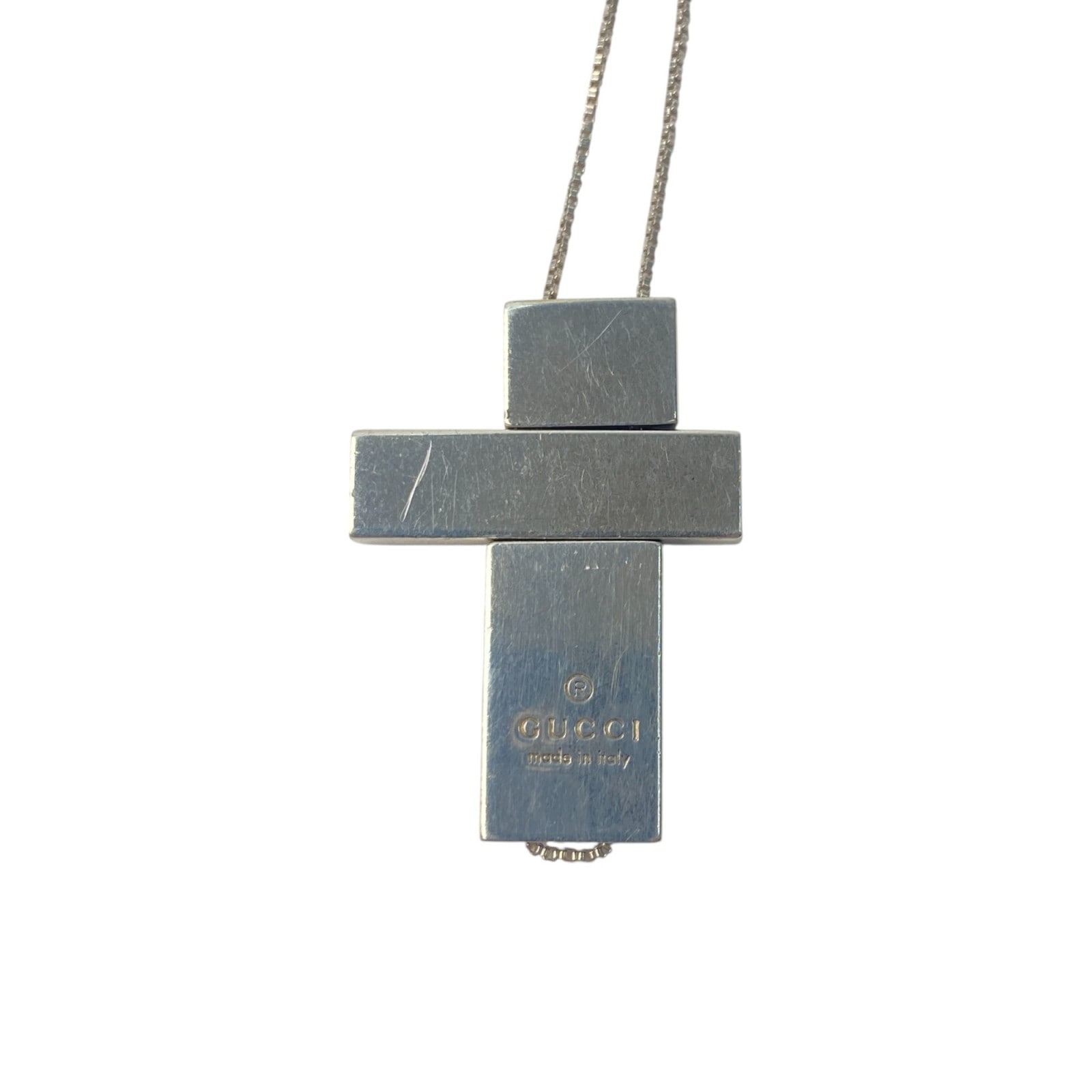 グッチ GUCCI レディース 十字架 925 シルバー ネックレス