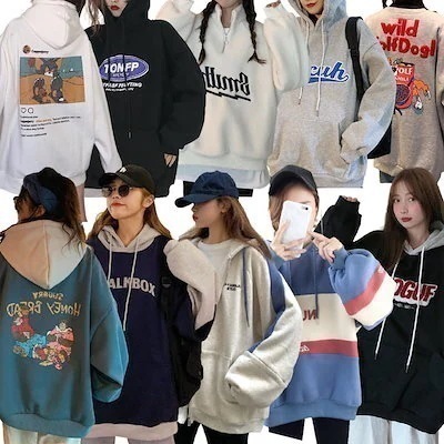 【即納】店舗お勧め!パーカー新作パーカー韓国風ファッション裹起毛/冬服/トレーナー/スウェット男女兼用トップスパーカー