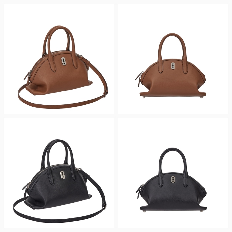 【VUNQUE】26SS HALFMOON CURVE TOTE M : 2COLORS