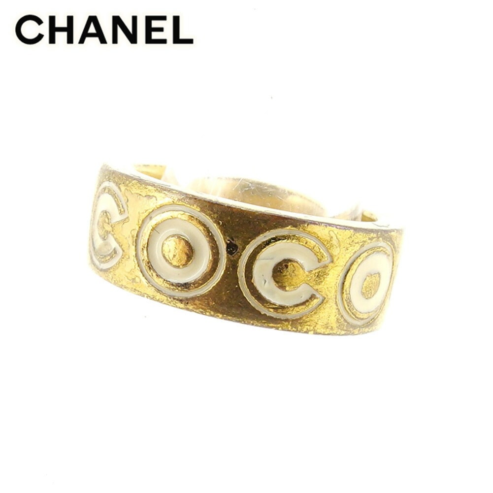 指輪 リング COCOマーク ゴールド 中古