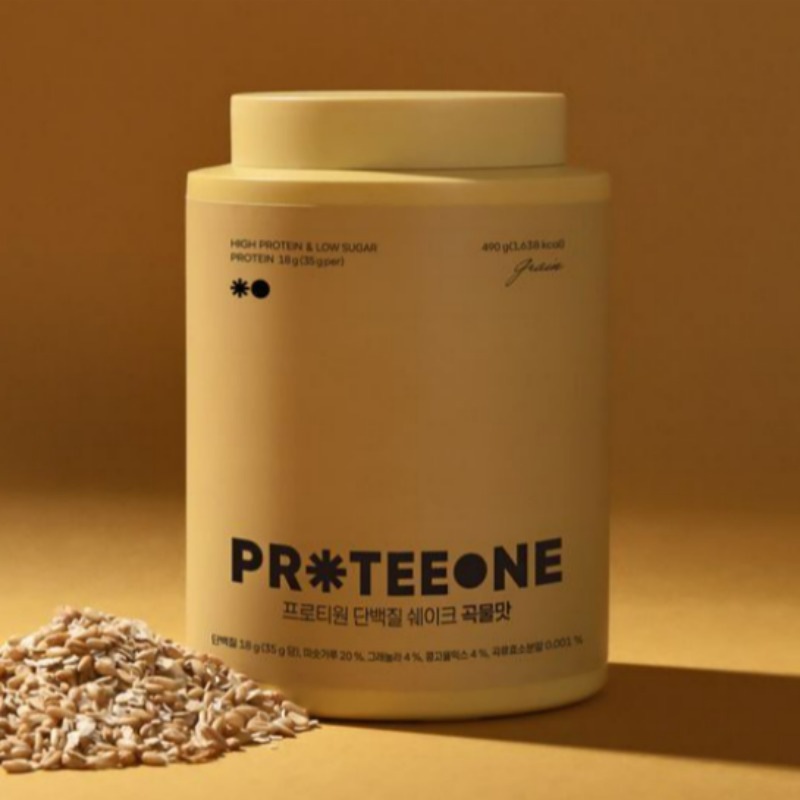 プロテインシェイク 大容量 490g 穀物味 1通